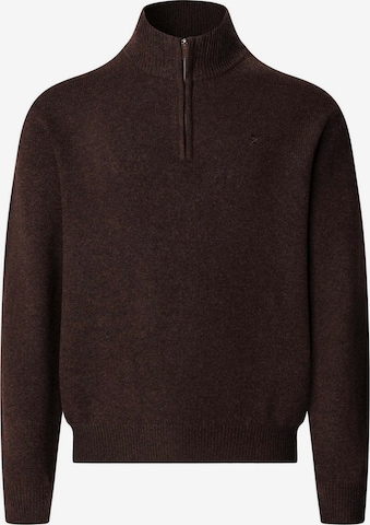 Pullover di Hackett London in marrone: frontale
