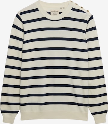 Pull-over Superdry & Co en beige : devant