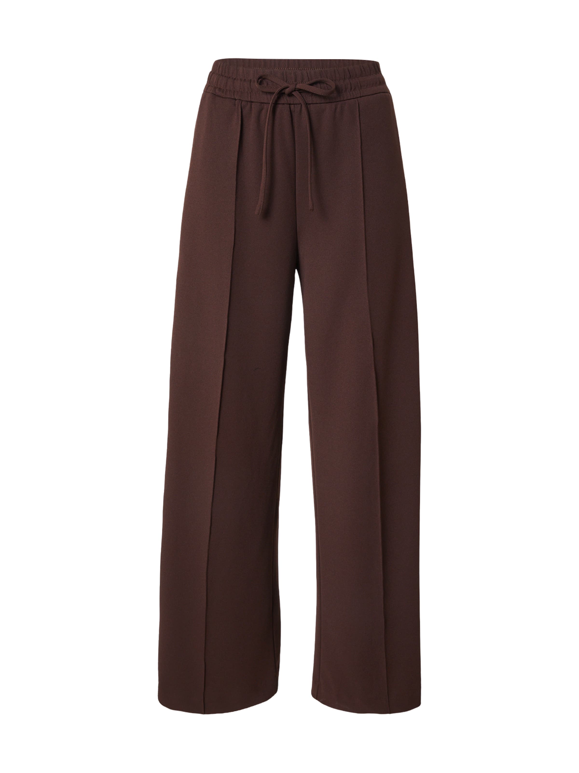 VILA Pantalon 'VICLUA' en 34 en marron / blanc, Vue avec produit