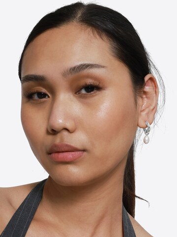 Heideman Earrings 'Fia' in Silver: front