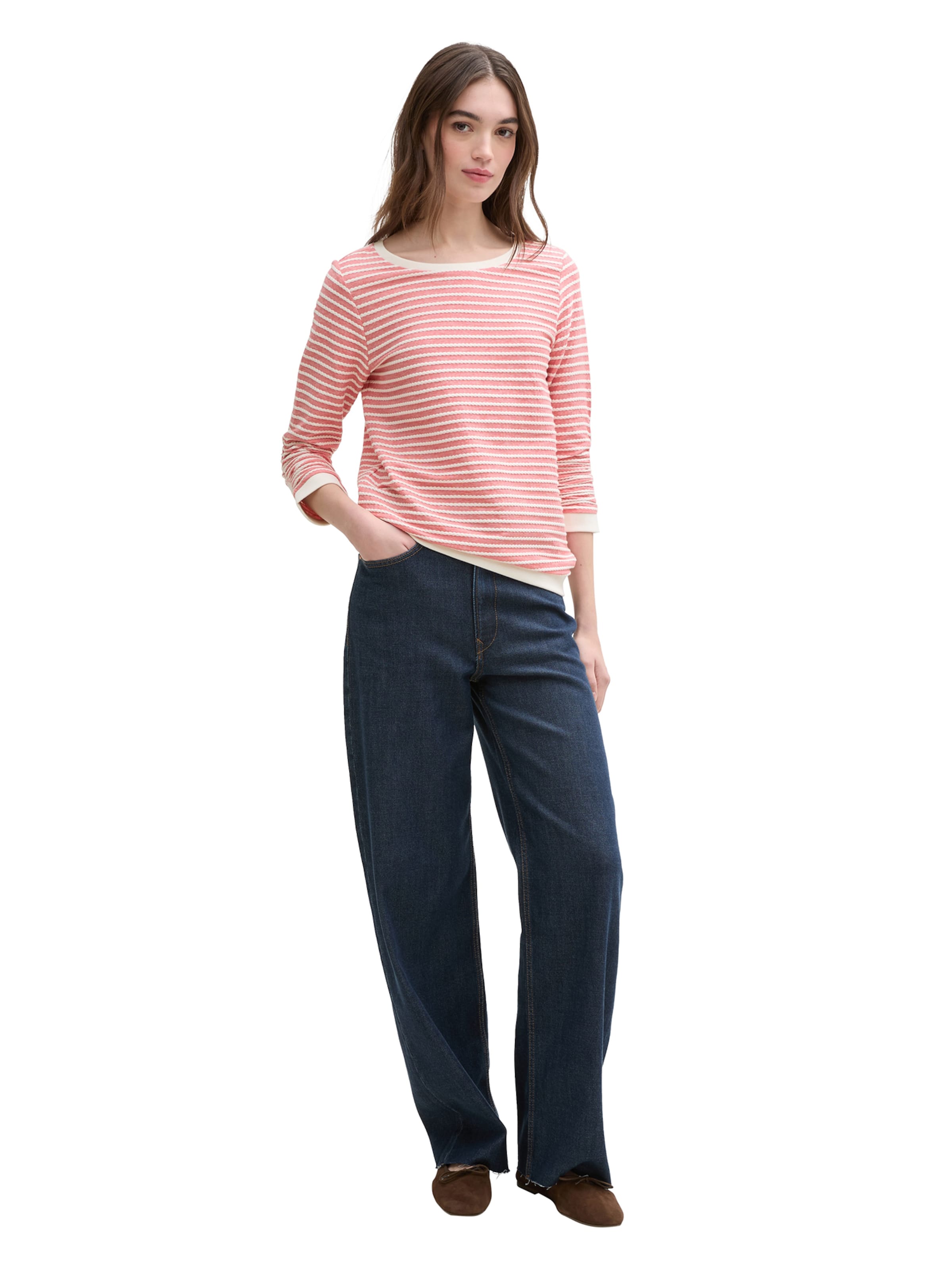 TOM TAILOR DENIM Суичър в червено