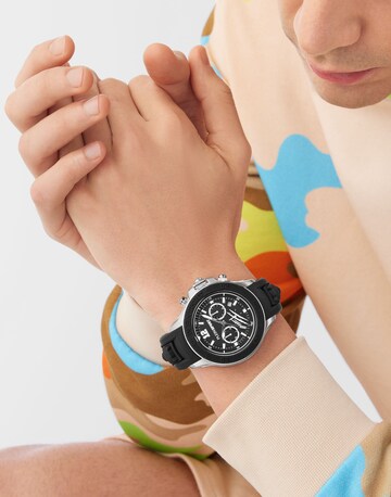 Plein Sport Analogt ur 'Warrior Tech' i sort