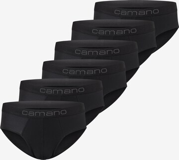 camano Slip in Schwarz: predná strana