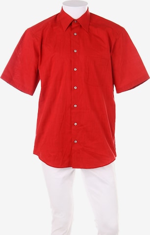 ROYAL CLASS Button Up Shirt in M in Red: front