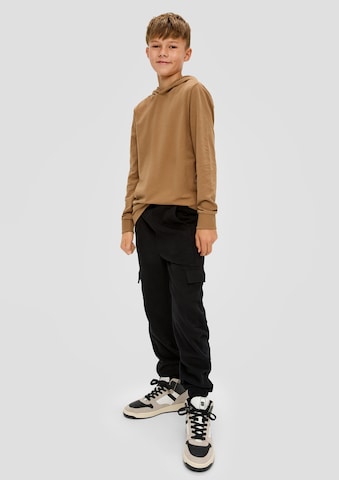 s.Oliver Loose fit Trousers in Black