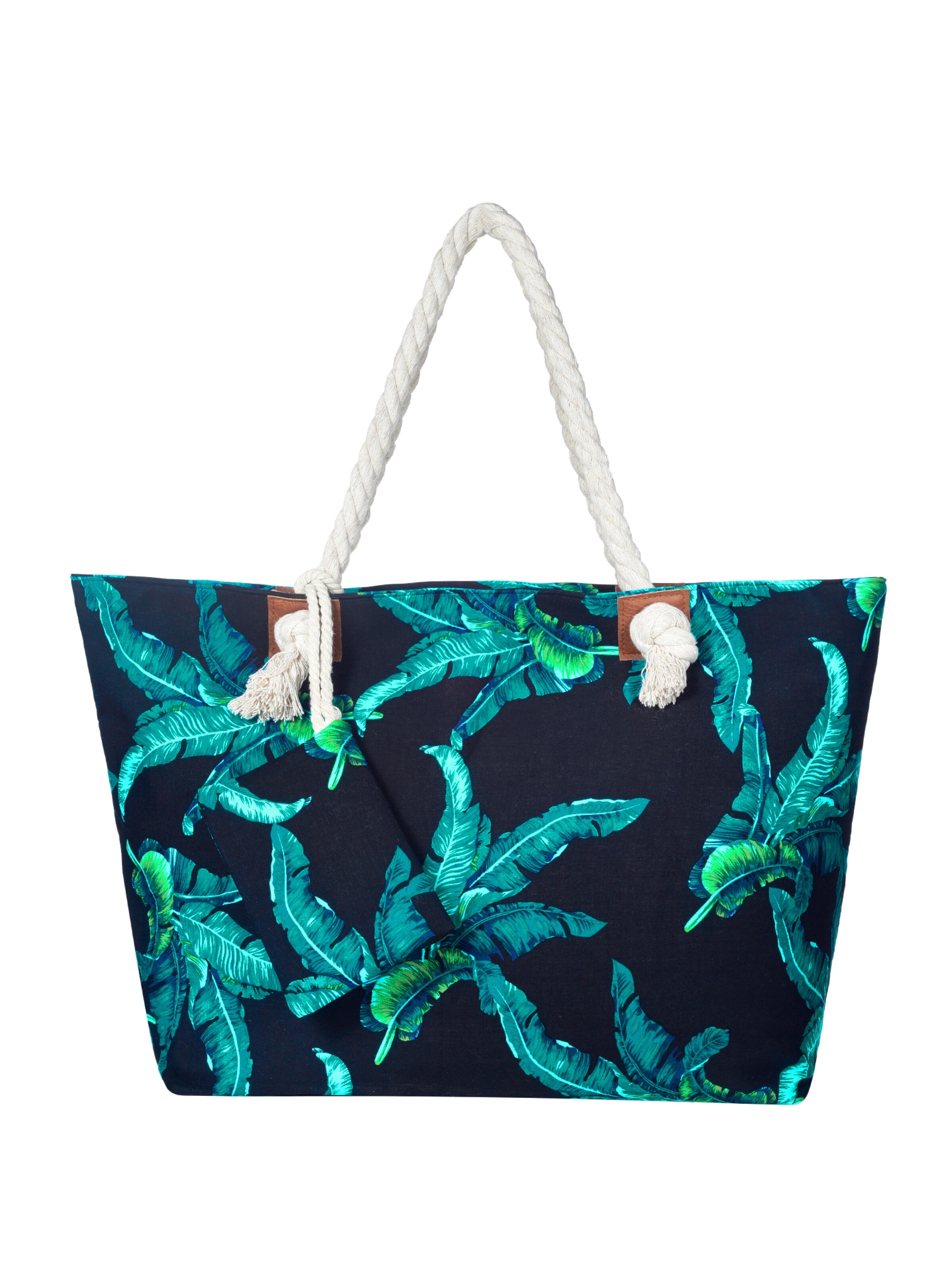 DonDon Beach Bag in Black: front