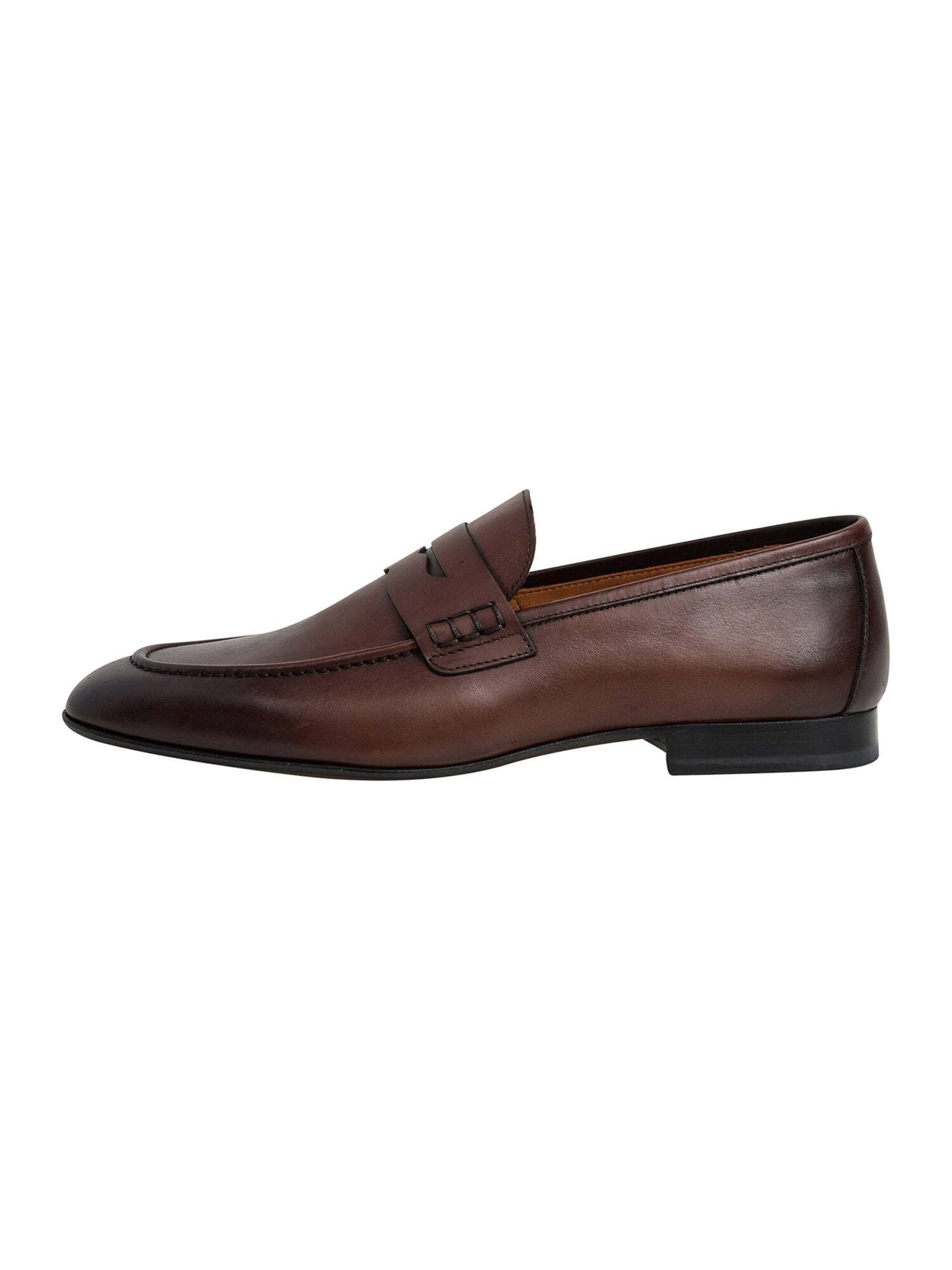 Mocassino di Hackett London in marrone: frontale