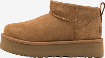UGG Сапоги 'Classic Ultra Mini' в Коричневый: спереди