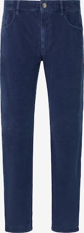 Coupe slim Pantalon Boggi Milano en bleu : devant