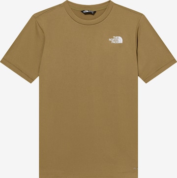 THE NORTH FACE - Camiseta funcional en marrón: frente