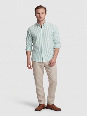 D’S Damat Regular fit Overhemd in Groen