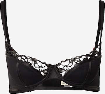 Balconnet Soutien-gorge Scandale éco-lingerie en noir : devant