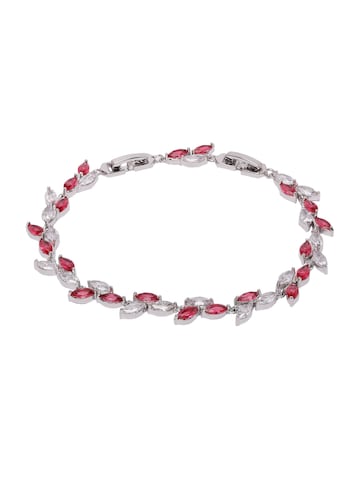 AVANT-GARDE PARIS Armband 'Inesma' in Rood: voorkant