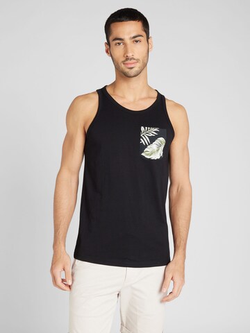 JACK & JONES - Camiseta 'CHILL' en negro: frente