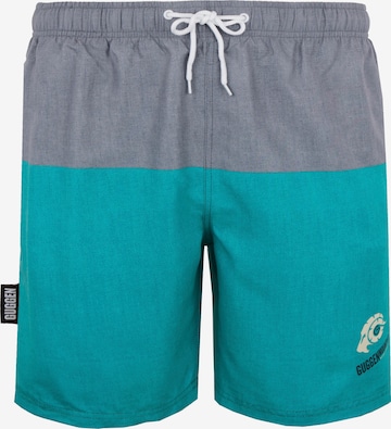 Guggen Mountain Badeshorts 'Boardshorts 1606' in Grün: Vorderseite