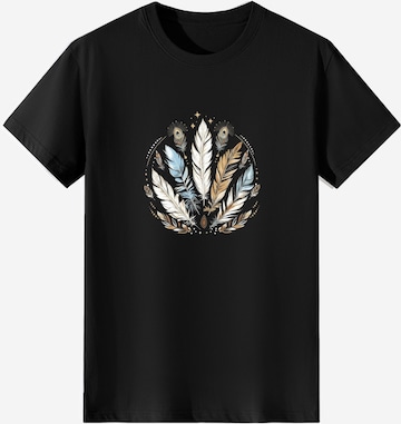 T-shirt LapaPlus en noir : devant