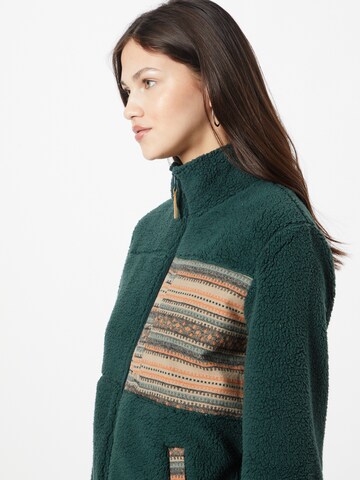 Iriedaily Fleece jas 'Arkta' in Groen