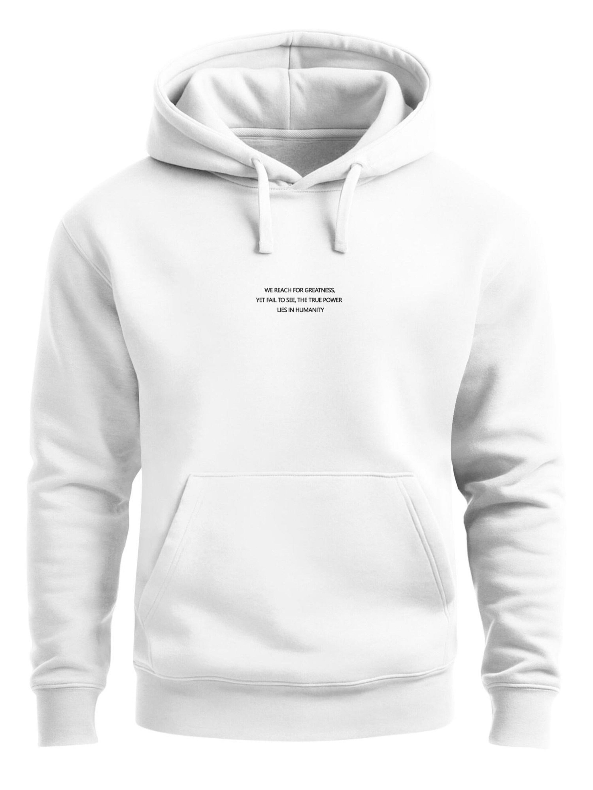 Neverless Sweatshirt 'Hands' in White: front