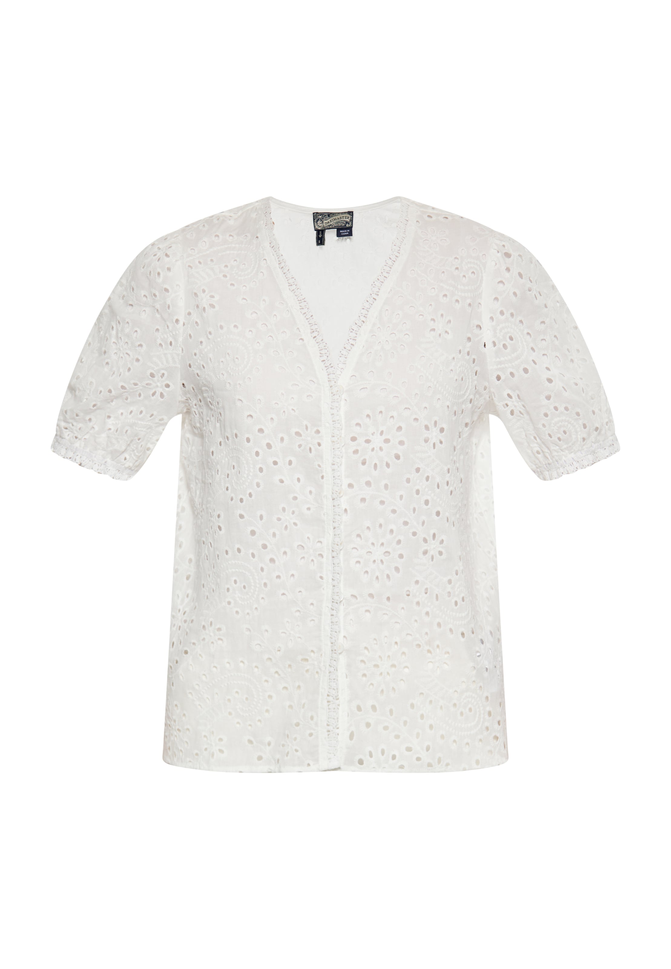 DreiMaster Vintage - Blusa en blanco: frente