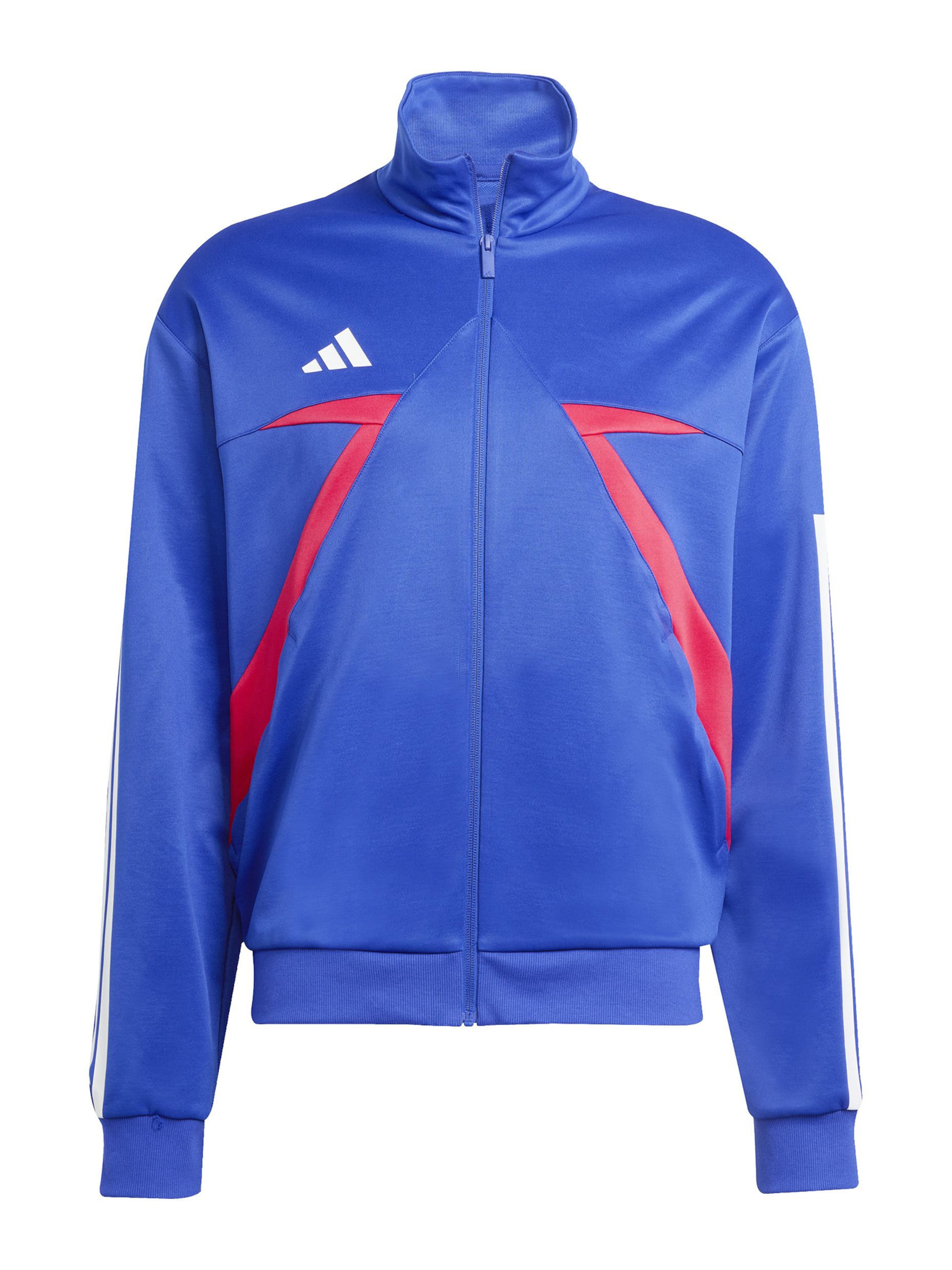 ADIDAS SPORTSWEAR Μπουφάν άσκησης 'House of Tiro Nations' σε μπλε: μπροστά