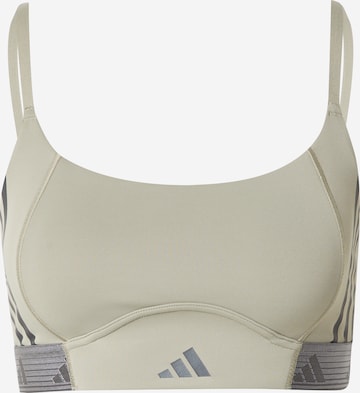 Bustier Soutien-gorge de sport 'Hyperglam' ADIDAS PERFORMANCE en vert : devant