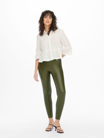 JDY Skinny Leggings 'Stine' in Green