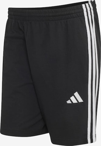 juoda ADIDAS SPORTSWEAR Laisvas Sportinės kelnės: priekis