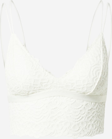 Gilly Hicks Bra 'CHENILLE' in White: front