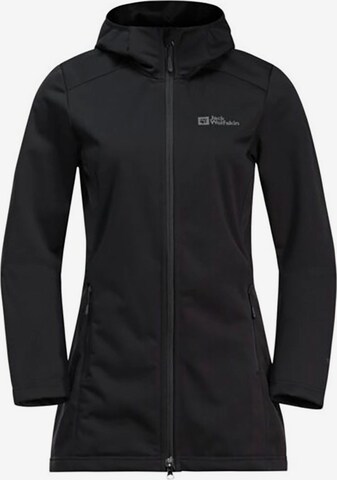 JACK WOLFSKIN Performance Jacket in Black: front