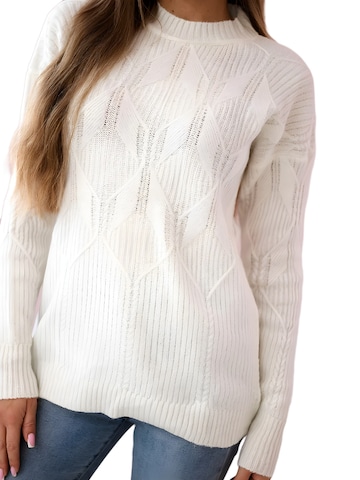 Lumera Sweter w kolorze beżowy