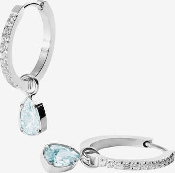 PURELEI - Brincos 'Felice Bluemarine' em prata: frente