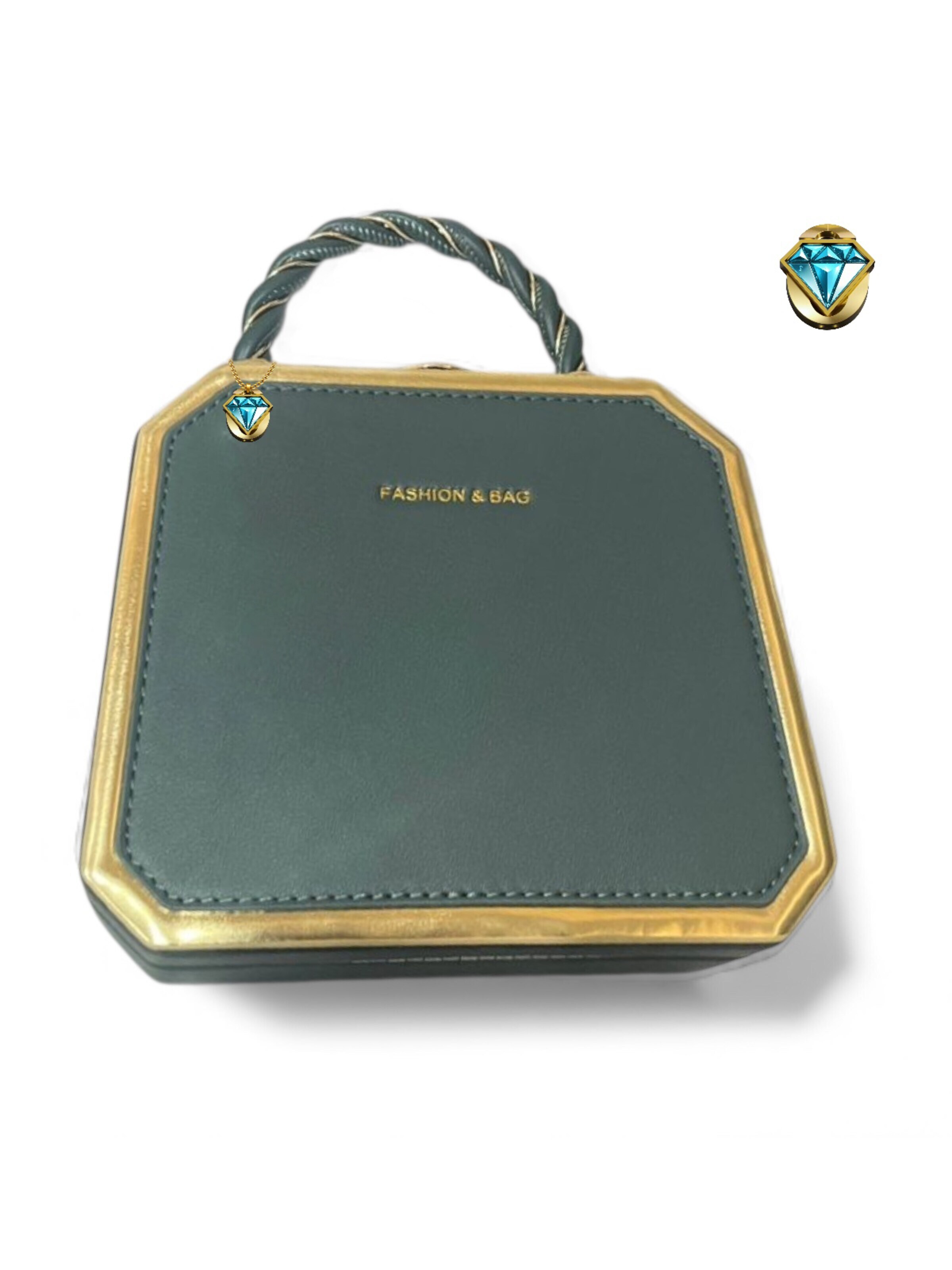 Elegon Handbag 'Model Saudi Arabia' in Green