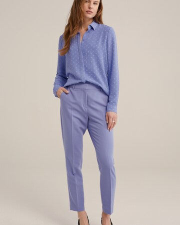 WE FashionSlimfit Hlače - ljubičasta boja