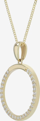 Akzent Pendant '"Lupita" aus 925 Sterlingsilber, rhodiniert, langlebig' in Gold: front