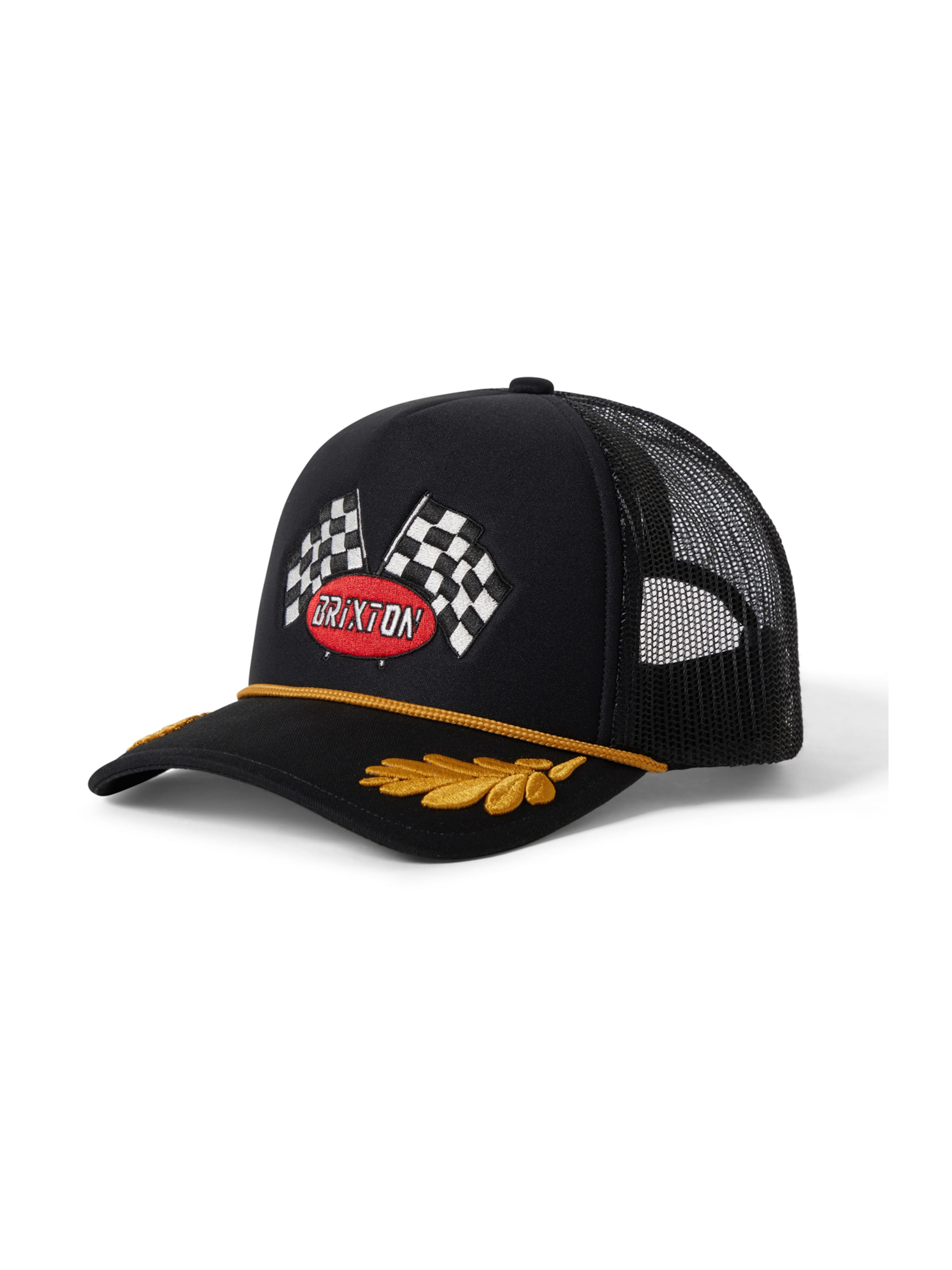 Brixton Pet &#x27;PODIUM&#x27; in Zwart: voorkant