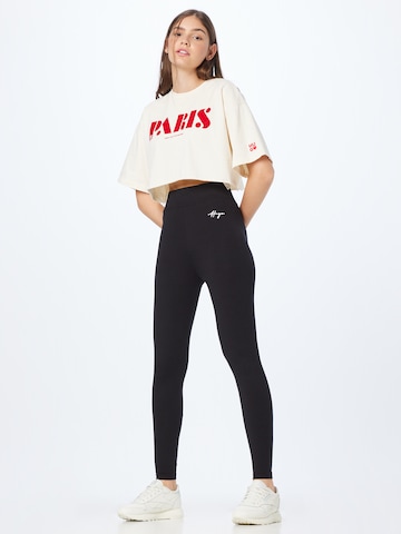 HUGO Red Slim fit Leggings 'Easy' in Black