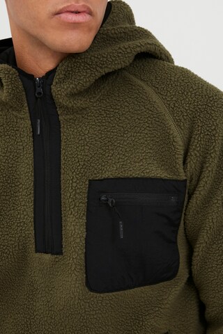 INDICODE JEANS Fleece Jacket 'Trent' in Green