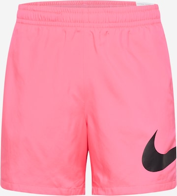 rožinė Nike Sportswear Kelnės: priekis