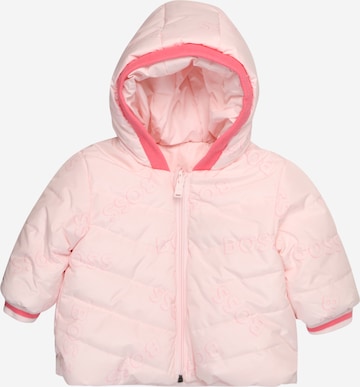 BOSS Kidswear Winterjas in Roze: voorkant