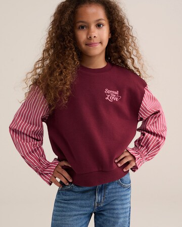 WE Fashion Pullover i rød: forside