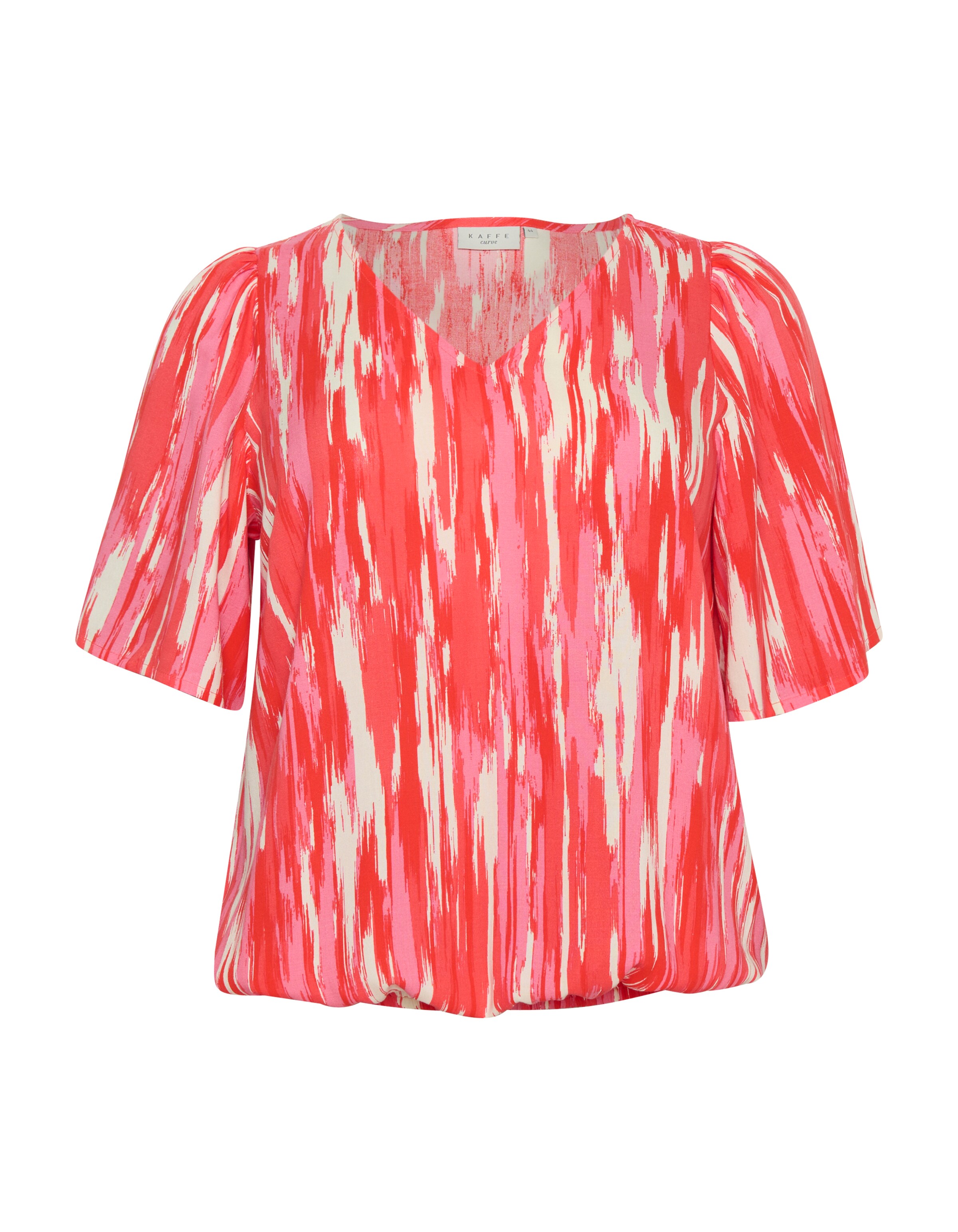 KAFFE CURVE Blouse 'Adriana' in Red: front