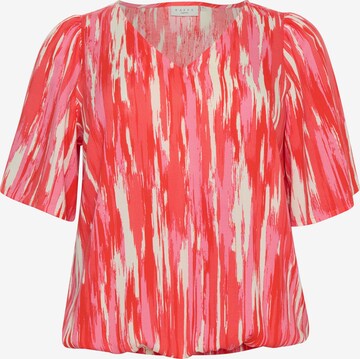 KAFFE CURVE Blouse 'Adriana' in Rood: voorkant