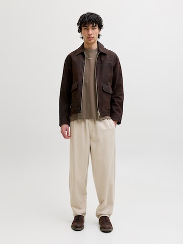 JACK & JONES Tričko 'JPRBlaethan' – hnědá