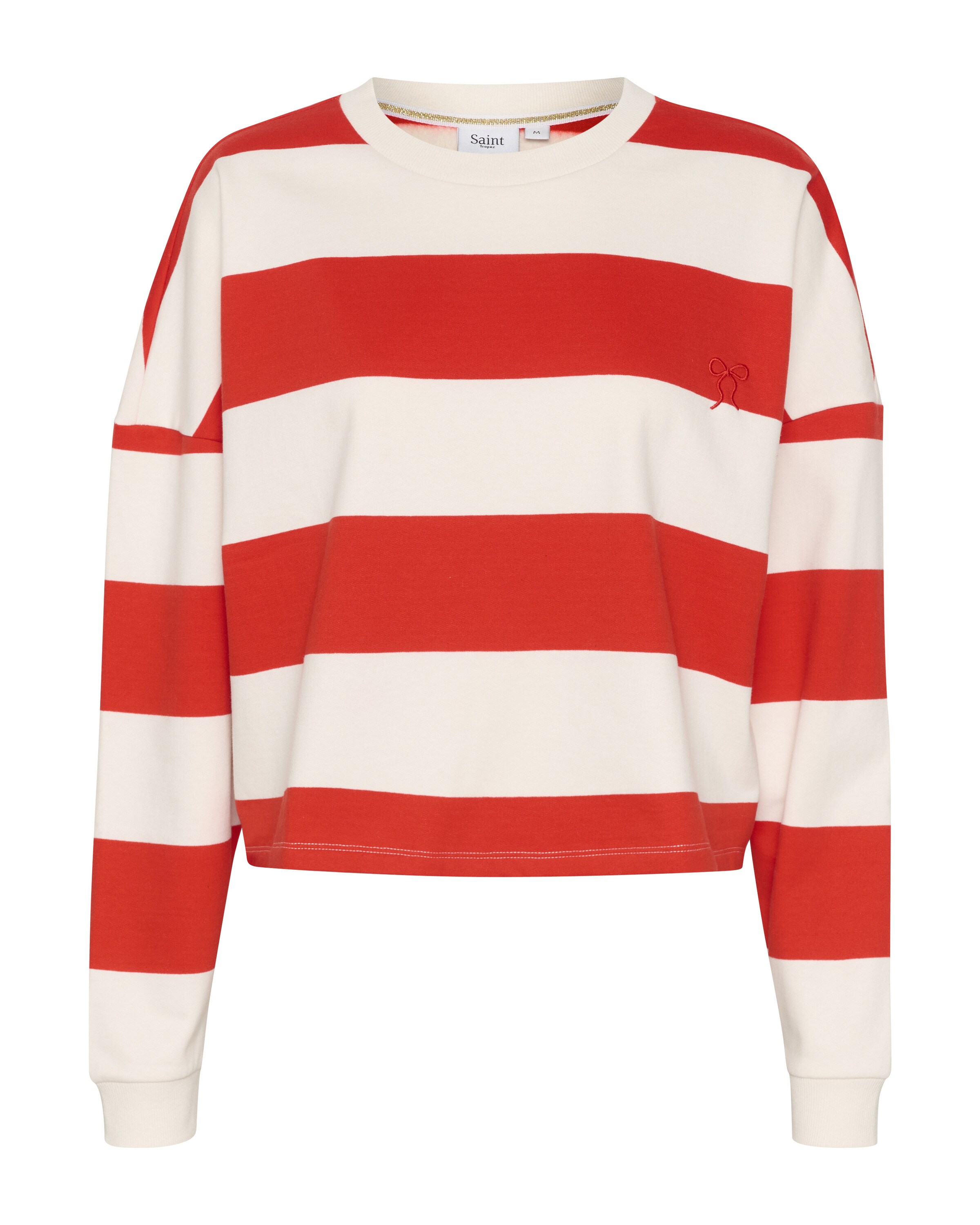 SAINT TROPEZ Sweatshirt in Oranje: voorkant