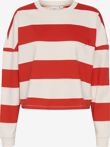 SAINT TROPEZ Sweatshirt in Oranje: voorkant