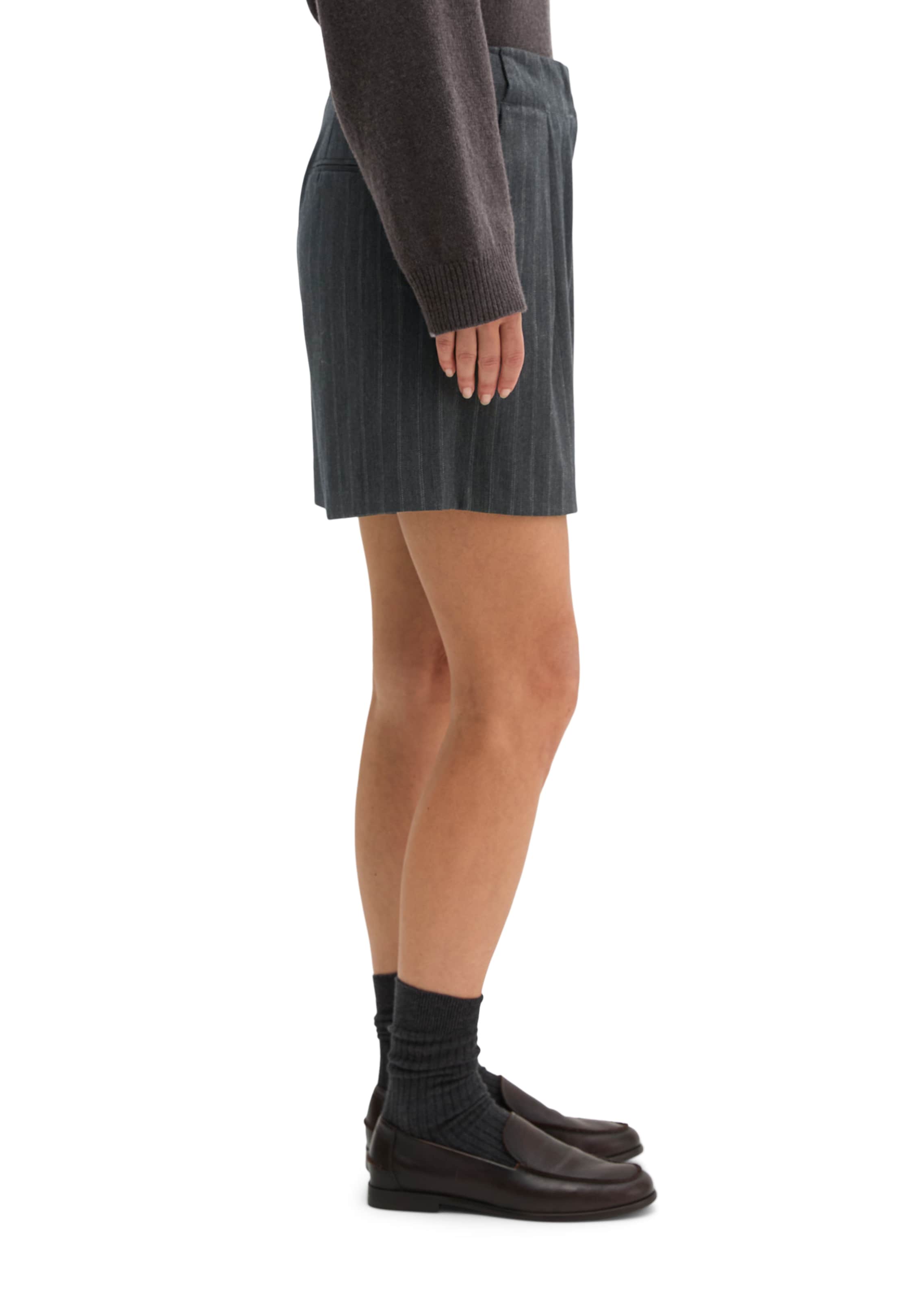 Marc O'Polo Regular Broek in Grijs: zijkant