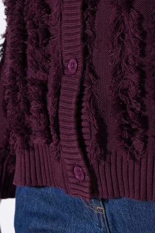 Ulla Popken Knit cardigan in Red