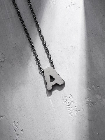 REYTEL - Cadena 'Letter A' en plata
