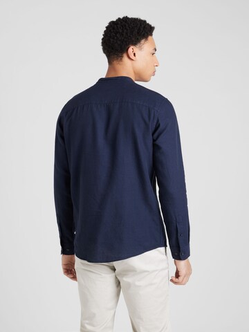 JACK & JONES Regular Fit Skjorte 'MAZE' i blå