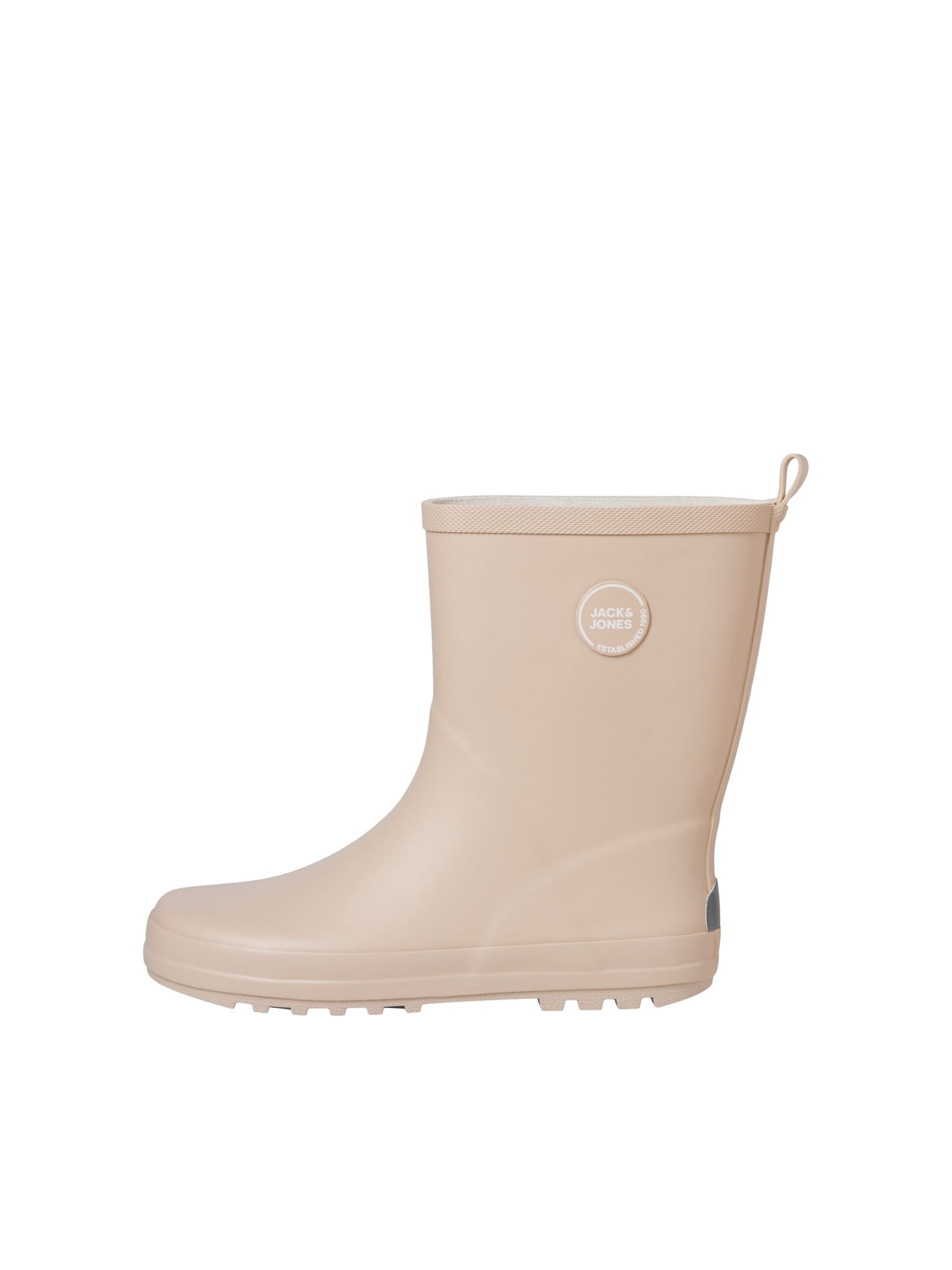 Jack & Jones Junior Rubber boot in Beige: front
